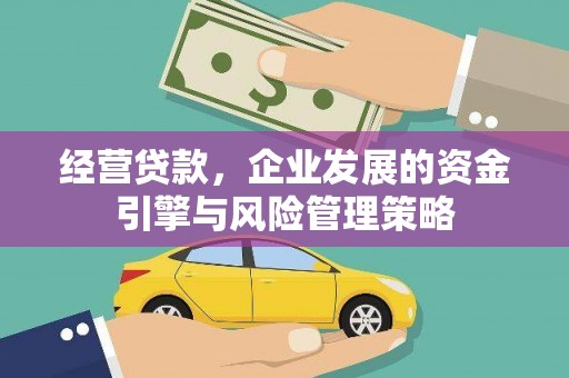 莿桐经营贷款，企业发展的资金引擎与风险管理策略