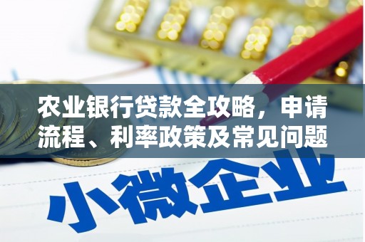 莿桐农业银行贷款全攻略，申请流程、利率政策及常见问题解析
