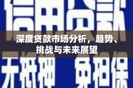 莿桐深度贷款市场分析，趋势、挑战与未来展望