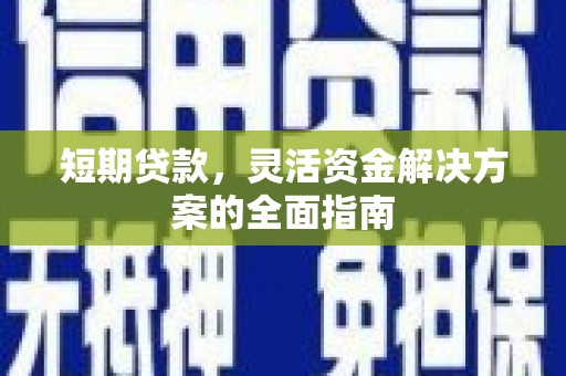 莿桐短期贷款，灵活资金解决方案的全面指南