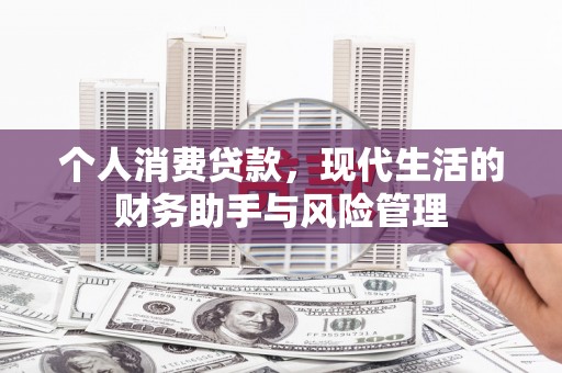 莿桐个人消费贷款，现代生活的财务助手与风险管理