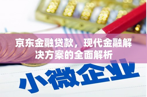 莿桐京东金融贷款，现代金融解决方案的全面解析