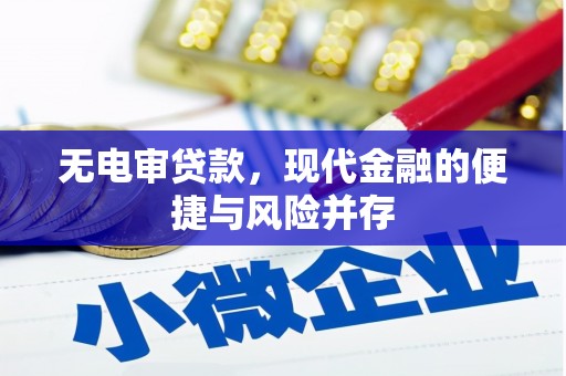 莿桐无电审贷款，现代金融的便捷与风险并存