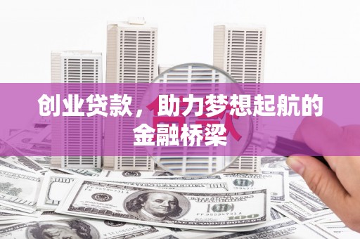 莿桐创业贷款，助力梦想起航的金融桥梁