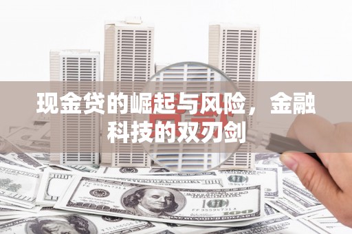 莿桐现金贷的崛起与风险，金融科技的双刃剑