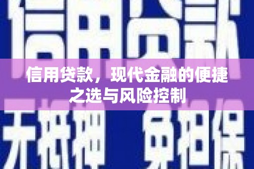 莿桐信用贷款，现代金融的便捷之选与风险控制
