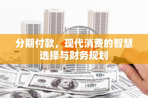 莿桐分期付款，现代消费的智慧选择与财务规划