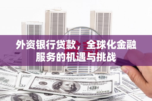 莿桐外资银行贷款，全球化金融服务的机遇与挑战