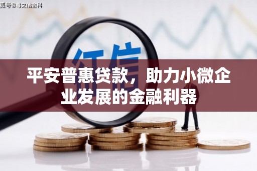 莿桐平安普惠贷款，助力小微企业发展的金融利器