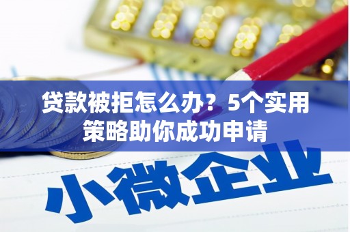 莿桐贷款被拒怎么办？5个实用策略助你成功申请