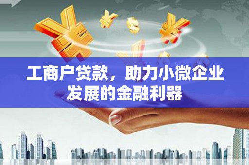 莿桐工商户贷款，助力小微企业发展的金融利器