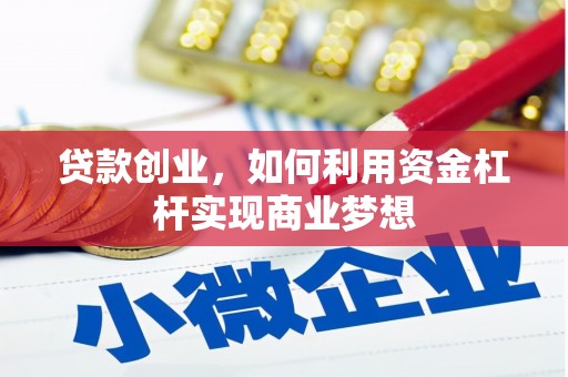 莿桐贷款创业，如何利用资金杠杆实现商业梦想