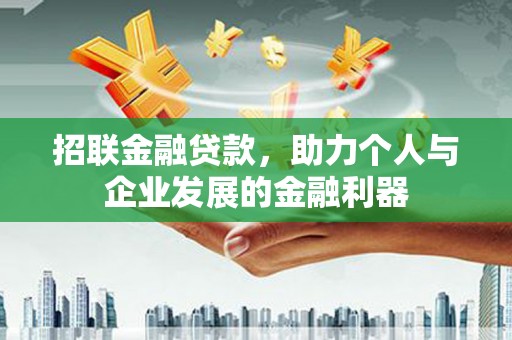 莿桐招联金融贷款，助力个人与企业发展的金融利器