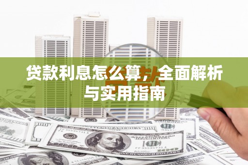 莿桐贷款利息怎么算，全面解析与实用指南