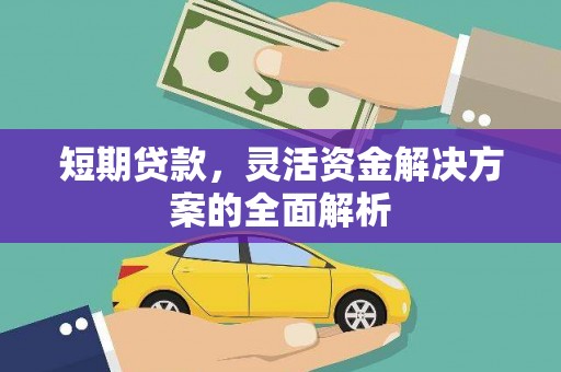 莿桐短期贷款，灵活资金解决方案的全面解析