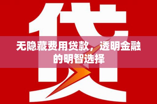 莿桐无隐藏费用贷款，透明金融的明智选择
