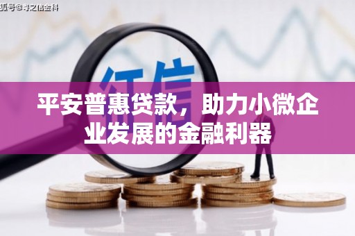 莿桐平安普惠贷款，助力小微企业发展的金融利器