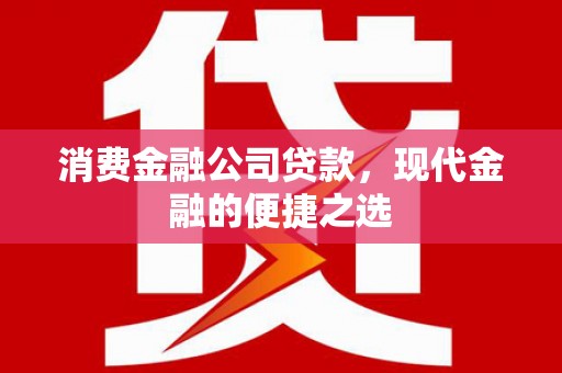 莿桐消费金融公司贷款，现代金融的便捷之选