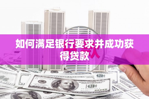 莿桐如何满足银行要求并成功获得贷款
